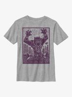 Marvel Black Panther Stencil Youth T-Shirt