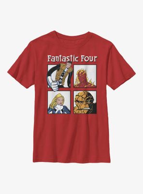 Marvel Fantastic Four Boxed Team Youth T-Shirt