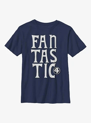 Marvel Fantastic Four Words Youth T-Shirt