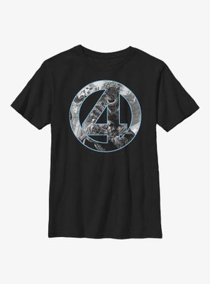 Marvel Fantastic Four Badge Youth T-Shirt