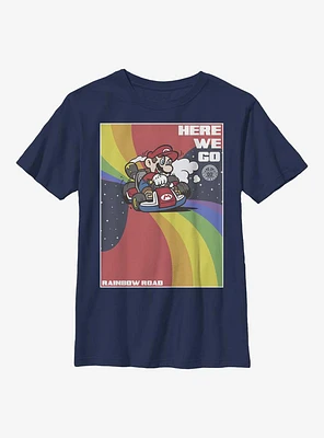Nintendo Super Mario Here We Go Youth T-Shirt