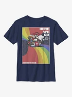 Nintendo Super Mario Here We Go Youth T-Shirt