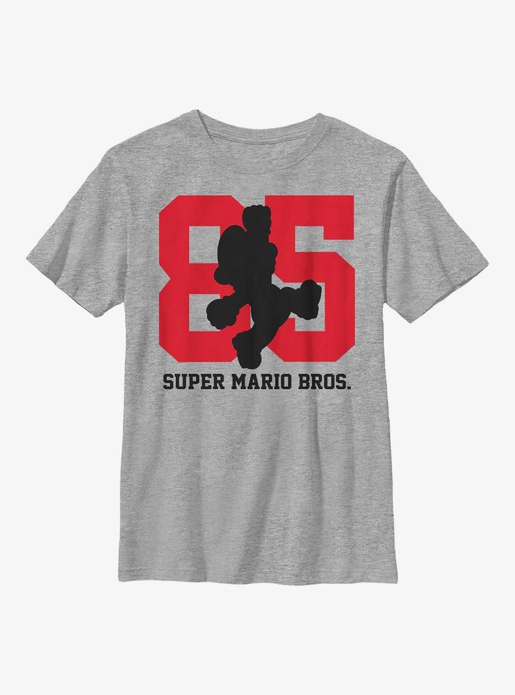 Nintendo Super Mario With Silhouette Youth T-Shirt
