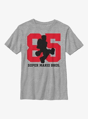 Nintendo Super Mario With Silhouette Youth T-Shirt