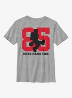 Nintendo Super Mario With Silhouette Youth T-Shirt