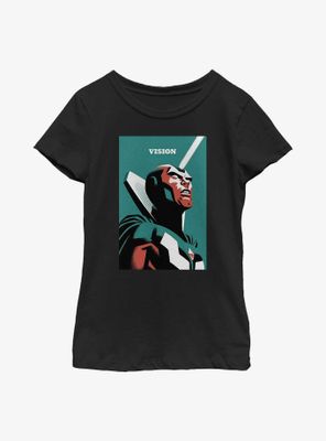 Marvel Simplistic Vision Youth Girls T-Shirt