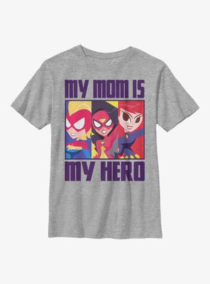Marvel Hero Mom Boxup Youth T-Shirt