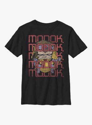Marvel Modok Repeating Logo Youth T-Shirt