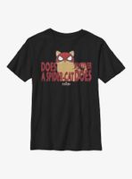 Marvel Spider-Man Cat Text Youth T-Shirt