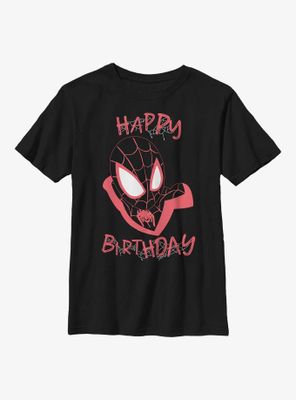 Marvel Spider-Man Miles Spider Birthday Youth T-Shirt