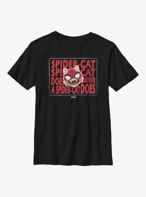 Marvel Spider-Man Whatever Spider Cat Youth T-Shirt