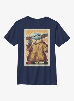 Star Wars The Mandalorian Asset Poster Youth T-Shirt