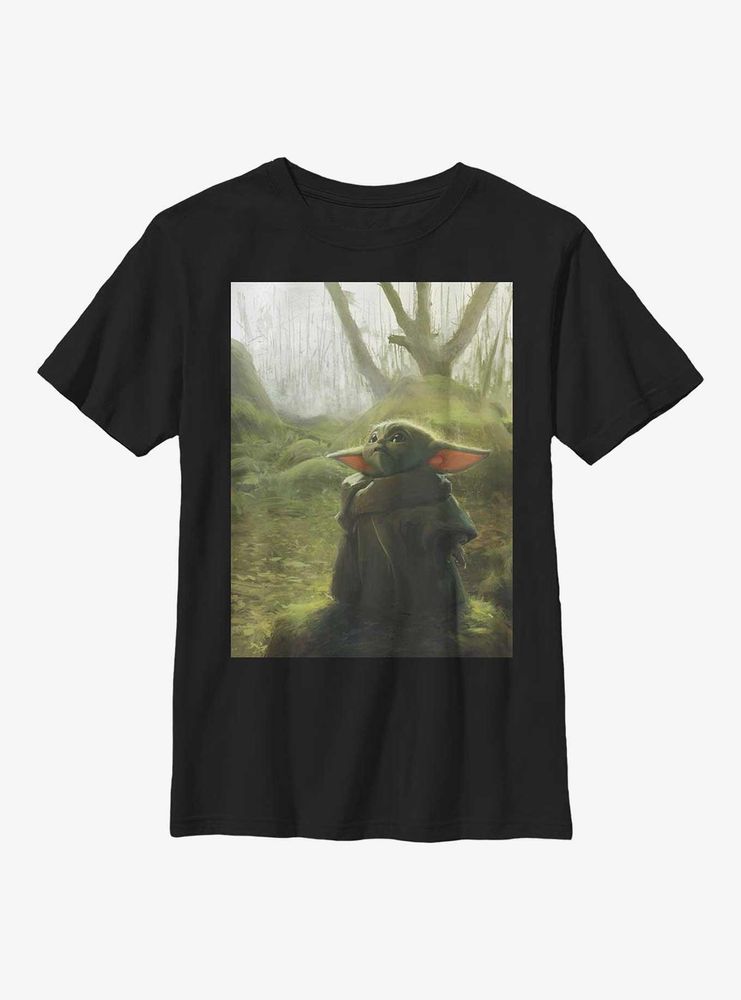 Star Wars The Mandalorian Child Illustration Youth T-Shirt