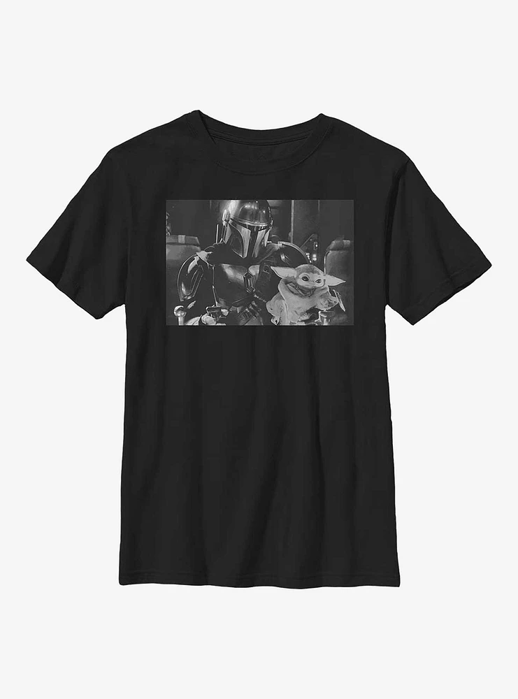 Star Wars The Mandalorian Fatherhood V2 Youth T-Shirt