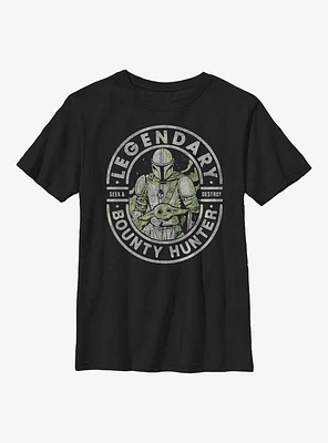 Star Wars The Mandalorian Legendary Stamp Youth T-Shirt