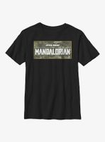 Star Wars The Mandalorian Mando Camo Logo Youth T-Shirt