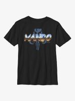 Star Wars The Mandalorian Mando Chrome Youth T-Shirt