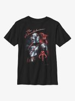 Star Wars The Mandalorian Mando Retro Glow Youth T-Shirt