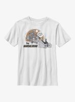 Star Wars The Mandalorian Mando Speeder Youth T-Shirt