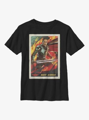 Star Wars The Mandalorian Moff Gideon Poster Youth T-Shirt