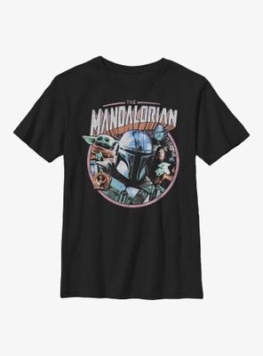 Star Wars The Mandalorian Pop Crew Youth T-Shirt