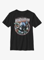 Star Wars The Mandalorian Pop Crew Youth T-Shirt