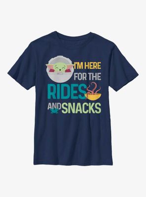 Star Wars The Mandalorian Rides And Snacks Youth T-Shirt