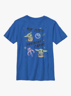 Star Wars The Mandalorian Sketchy Child Youth T-Shirt