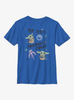 Star Wars The Mandalorian Sketchy Child Youth T-Shirt