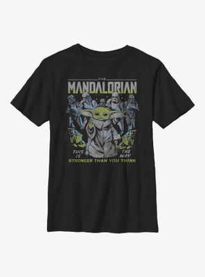 Star Wars The Mandalorian Storm Child Youth T-Shirt