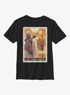 Star Wars The Mandalorian Tusken Raiders Poster Youth T-Shirt