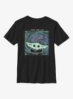 Star Wars The Mandalorian Yoda Child Space Youth T-Shirt