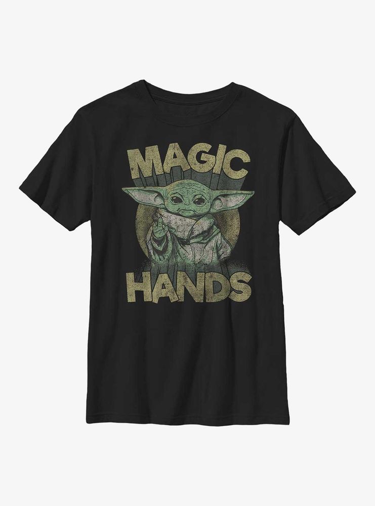 Star Wars The Mandalorian Magic Hands Youth T-Shirt