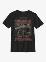 Star Wars The Mandalorian Mando Blastin Youth T-Shirt