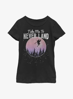 Disney Peter Pan Never Land Promise Youth Girls T-Shirt