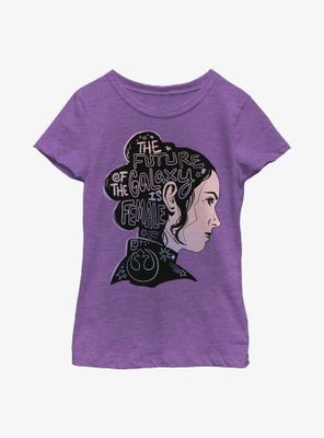 Star Wars Episode IX: The Rise Of Skywalker Female Future Silhouette Youth Girls T-Shirt