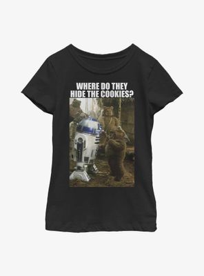 Star Wars Hidden Cookies Youth Girls T-Shirt