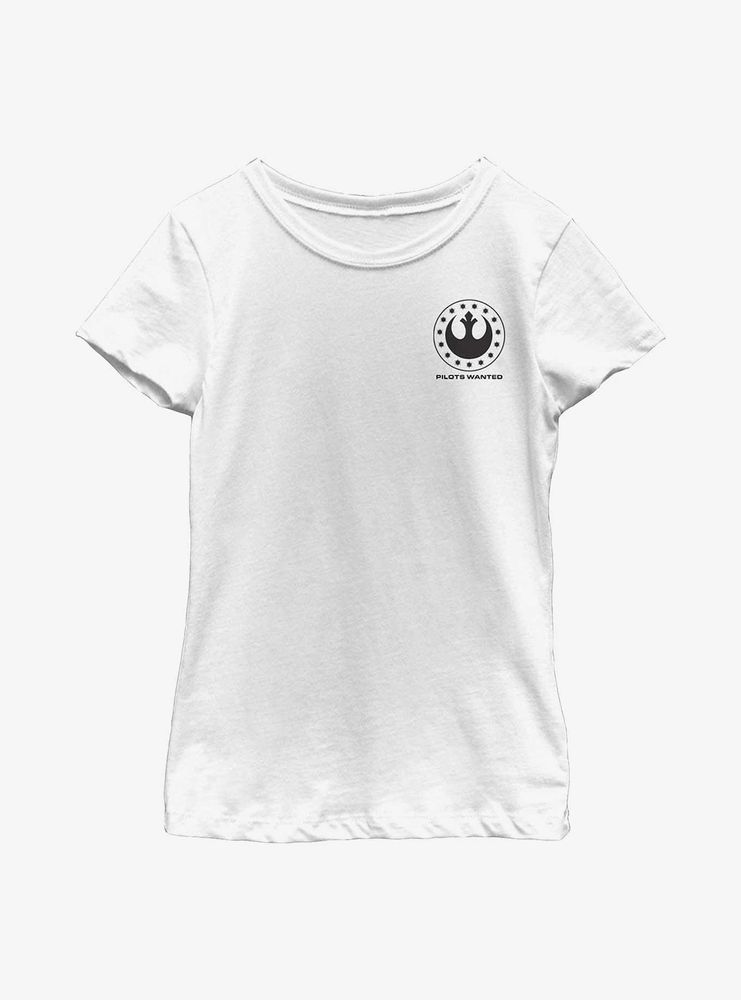 Star Wars Rebel Logo Youth Girls T-Shirt