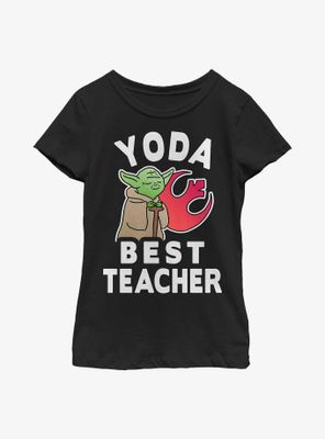 Star Wars Yoda Teacher Youth Girls T-Shirt