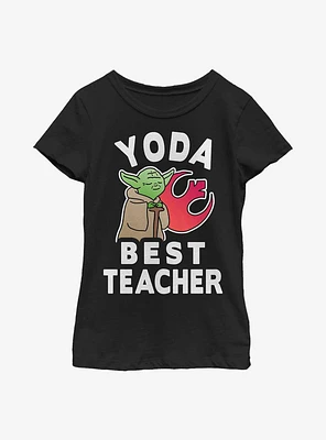 Star Wars Yoda Teacher Youth Girls T-Shirt