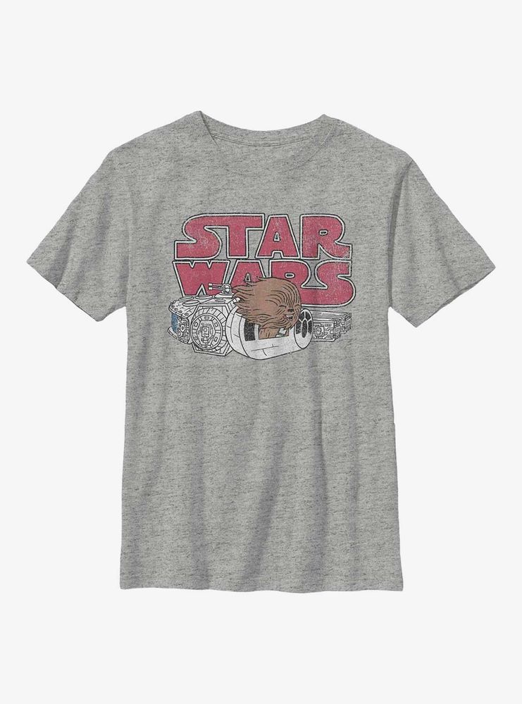 Star Wars Chewie Window Youth T-Shirt