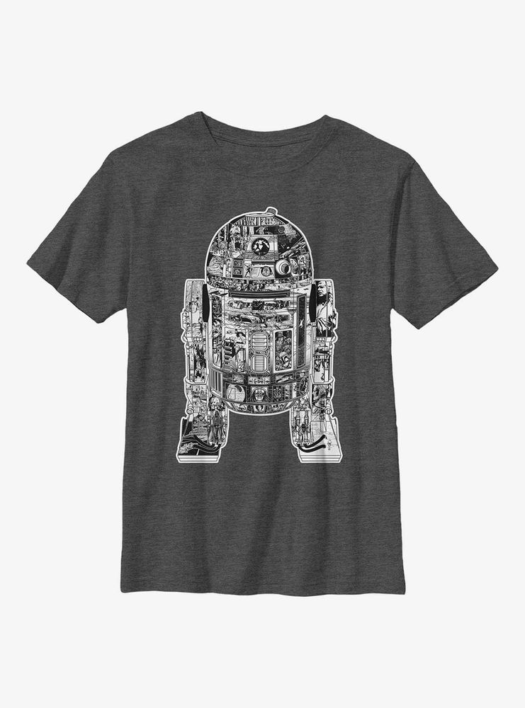 Star Wars Epic R2 No Fill Youth T-Shirt