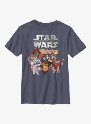Star Wars Ewok Logo Group Youth T-Shirt
