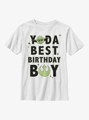 Star Wars Yoda Best Birthday Boy Youth T-Shirt