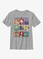 Dungeons And Dragons Character Squares Youth T-Shirt