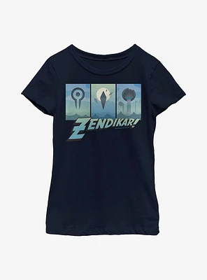 Magic: The Gathering Zendikar Triptych Youth Girls T-Shirt
