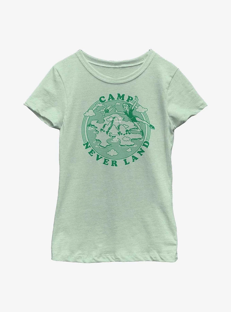 Disney Peter Pan Camp Never Land Youth Girls T-Shirt