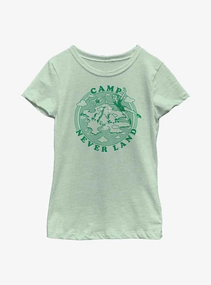Disney Peter Pan Camp Never Land Youth Girls T-Shirt