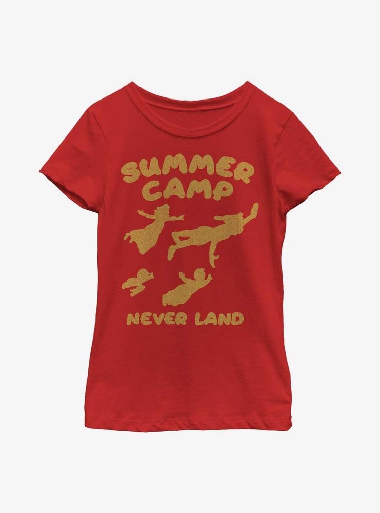 Disney Peter Pan Summer Camp Neverland Youth Girls T-Shirt