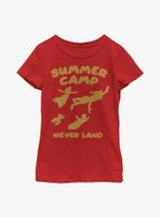 Disney Peter Pan Summer Camp Neverland Youth Girls T-Shirt
